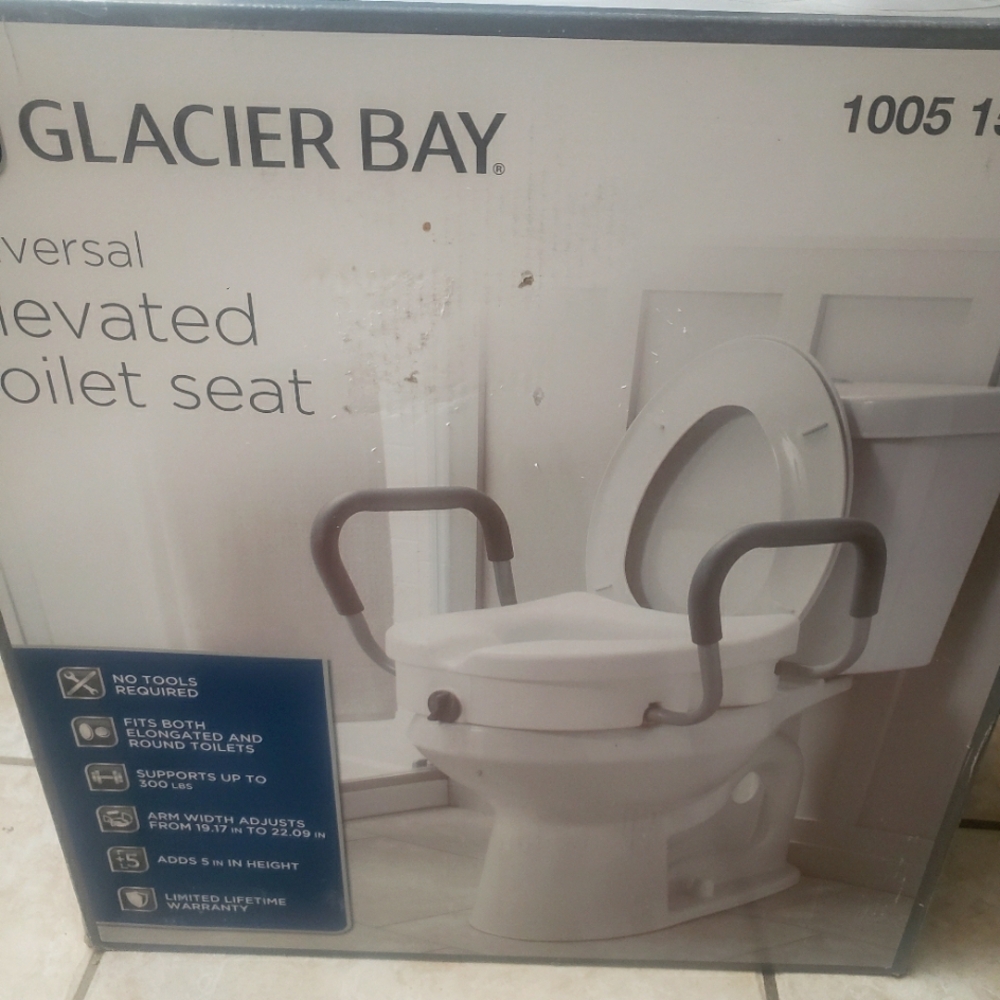 Glacier Bay Raised Toilet Seat